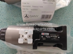 60331405, P02127050004-0007,4WE10A-L58,solenoid using on SANY telescope crane RT65 and truck crane.