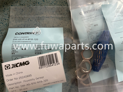 XCMG QUY80,QUY150,QUY650,Proximity Sensor,DW-AS-614-M30-002,DW-AS-614-M18-120.S-614.