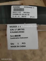 XCMG crane BR750,860139363, NXG38XZ80-20010 Combination Instrument.