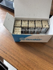 finder 60.13.8.024.0040 24 VAC coil and 10A range of contactWith BASE 11 pin and rounded. Finder, 55.34.8.024.0054 24vAc coil and 7A range of contact With base 14 pin.
