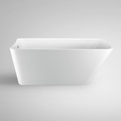 Aifol 67" Inches Luxury Freestanding Bathtub Acrylic Soaking SPA Tub – Modern Bath tub with Contemporary Design, White