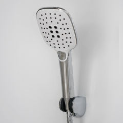 3 Function Increase Pressure Square Hand Held Shower Head