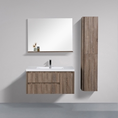Aifol  Top Selling Wall Hung Single Sink MDF 42" cabinet vanity