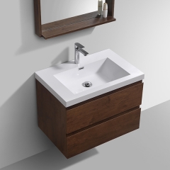 Aifol 36 inch Contemporary Wall Hanging Hotel Lavabo Cabinet Bath Vanity