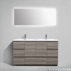 Aifol 61 inch American Style Floor DTC Melamine Bathroom Furniture
