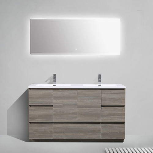Aifol 61 inch American Style Floor DTC Melamine Bathroom Furniture