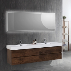 Aifol High Quality 84-inch Moistureproof Storage Bathroom Basin Cabinet