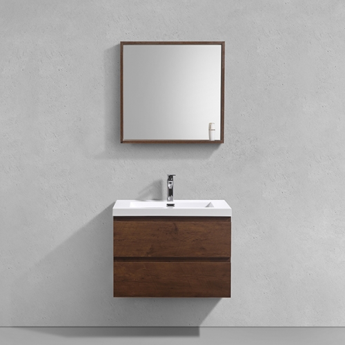 Aifol 36 inch Contemporary Wall Hanging Hotel Lavabo Cabinet Bath Vanity
