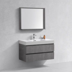 Aifol Hot Sale 40 inch Single Sink Wall Mounted Bath Vanity