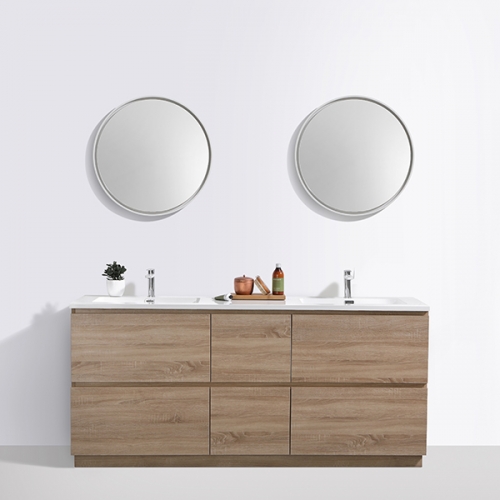 Aifol 60”Modern Simple Design Hotel MDF Floor Standing Bathroom Vanity