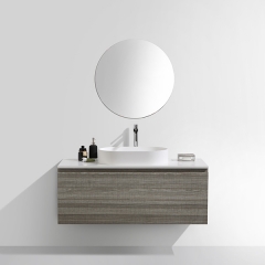 Aifol Luxury Washroom Small Vanity Units Single 40" Bathroom Cabinet for Hotel