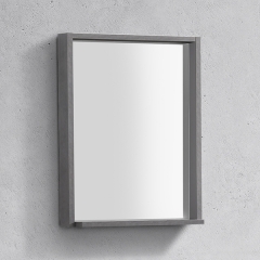 Aifol 22 Inch Small Modern Wall Cosmetic Framed Bathroom Mirror