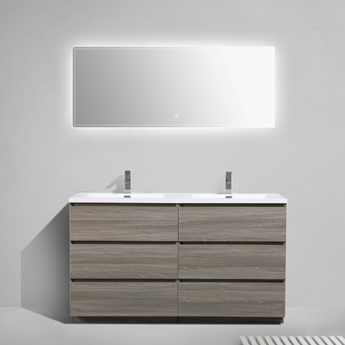 Aifol Luxury Double Sink Soft closing Hotel Bathroom Vanity 60 inch