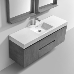 Aifol  Classic Wall Hung Bathroom Single Sink 60
