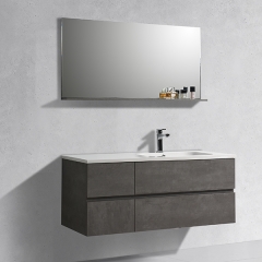 Aifol 48-Inches Contemporary Wall Hanging Melamine Basin Bathroom Cabinets