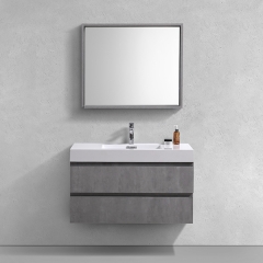 Aifol Hot Sale 40 inch Single Sink Wall Mounted Bath Vanity