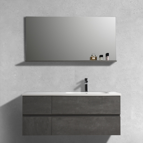 Aifol 48-Inches Contemporary Wall Hanging Melamine Basin Bathroom Cabinets