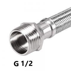 Aifol G1/2 Stainless Steel Wire Flexible Hose Plumbing Faucet PEX Braided Hose
