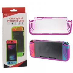 Nintendo Switch Clear Protective Case-PINK