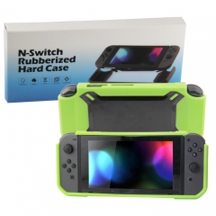 Switch Rubberized Hard Case/Green+Black