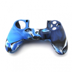PS4 Controller Silicone Case/Camouflage Blue