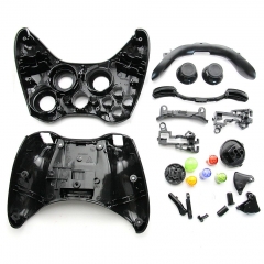 Housing Shell Case Skin Cover Replacement For XBox 360 Controller--black