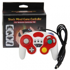 Wired Game Controller For NGC/White+Red