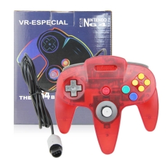 N64 Wired Joypad/Transparent Red