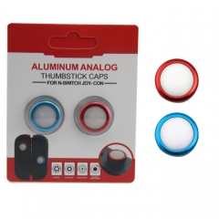Switch Joy-Con Joystick Aluminium Thumb Caps/Blue+Red