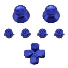 Aluminium 7 in 1 kit For PS4 Controller/Blue