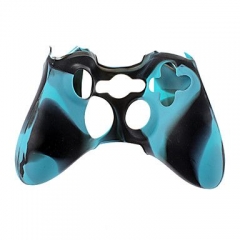 XBOX 360 Controller Silicone Case/Camouflage black+blue