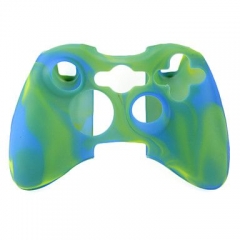 XBOX 360 Controller Silicone Case/Camouflage green+blue