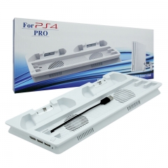 Multifunctional Cooling Stand for PS4 Pro/White