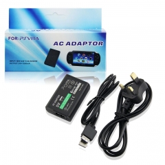 PS Vita AC Adapter With USB Cable/UK Plug
