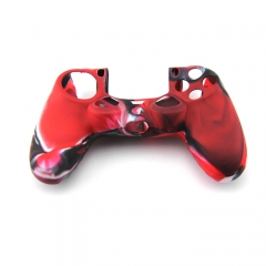 PS4 Controller Silicone Case/Camouflage Red