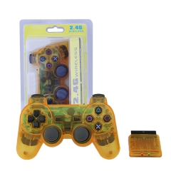 PS2 2.4G wireless controller -Crystal Yellow停产