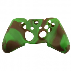Silicone Case for XBOX One Controller/green+coffee