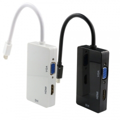 MINI DP To HDMI+VGA+DVI 3in1 Cable