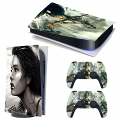 PS5 Sticker Decal Cover for PlayStation 5 Console and Controllers PS5 Skin Sticker /TN-DiskPS5-1111