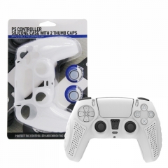 PS5  Controller Silicon case with 2 Thumb caps