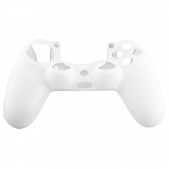 Silicone Skin Case for PS4 Controller/White