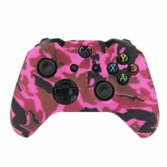 XBOX One Controller New camouflage Silicone Case/camouflage rose pink