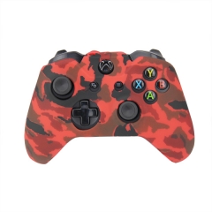 XBOX One Controller New camouflage Silicone Case/camouflage red