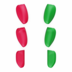 left pink+right green