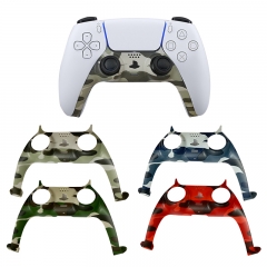 Camouflage Gamepad Cover for PS5 Front Middle Controller Replacement Decorative Shell for Sony Playstation5 Joypad Games Case Accessories PP bag
