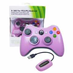 XBOX 360/PC 2.4G Wireless Controller/Pink