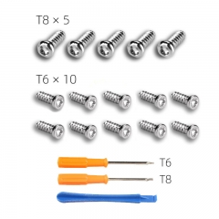 OEM Torx Security Screws Set For XBOX Series S/X Controller T6 T8 Screws with Screwdriver