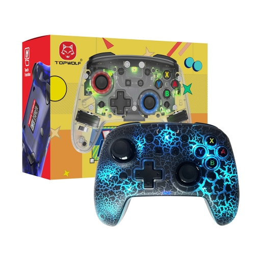 Switch/Switch LITE /PC/IOS/Android/Steam LED  breathing lighting  Wireless controller -Elephant print black