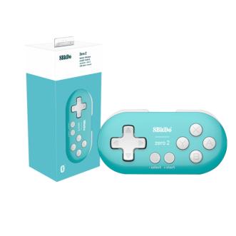 8Bitdo Zero 2 Bluetooth Gamepad for Nintendo Switch PC Android MacOS for Raspberry PI*blue green