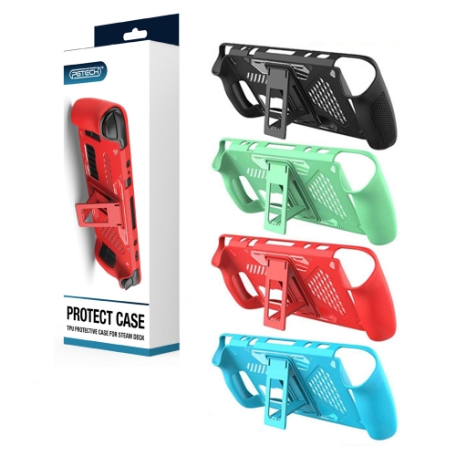 TPU Anti Slip Protective Case with Stand GP-826 for Steam Deck Console/4 colors